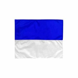 Hoekvlag blauw-wit