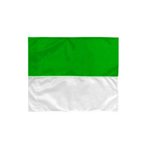 Hoekvlag groen-wit